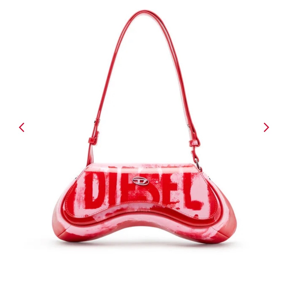 Diesel Red Shoulder Bag play crossbody
